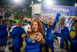 Led Motta é intérprete da Escola de Samba Portela
