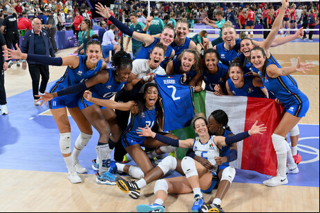 Seleção italiana foi campeã das Olimpíadas de Paris
