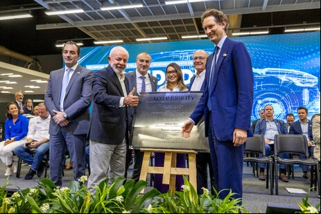 Evento em Betim marcou a primeira visita de Elkann ao Brasil desde o surgimento do grupo