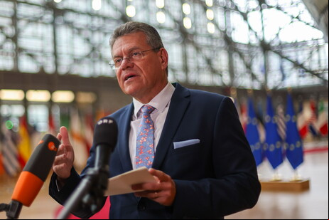 Maros Sefcovic classificou negociações como 'marco importante' nas relações