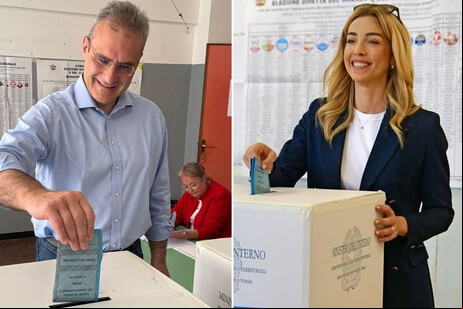 Pietro Piciocchi e Silvia Salis disputam as eleições istrativas de Gênova, na Itália