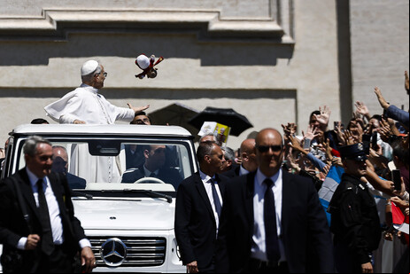 Papa durante audiência no Vaticano