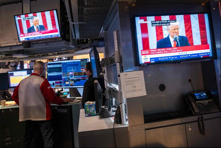 Relações entre UE e EUA estariam deterioradas após retorno de Trump © ANSA/Getty Images via AFP