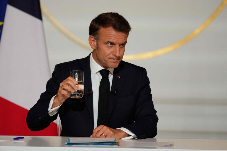 Macron prometeu ajuda a Israel © ANSA/AFP