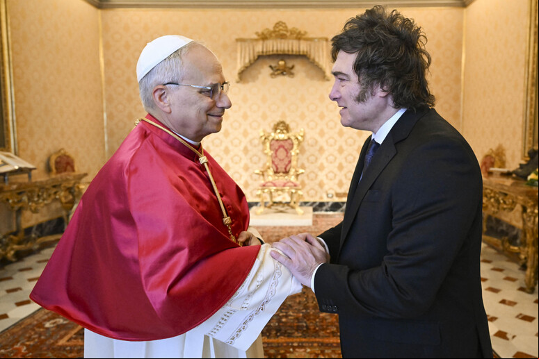 Milei se reuniu com o Papa na manhã deste sábado no Vaticano - TODOS OS DIREITOS RESERVADOS